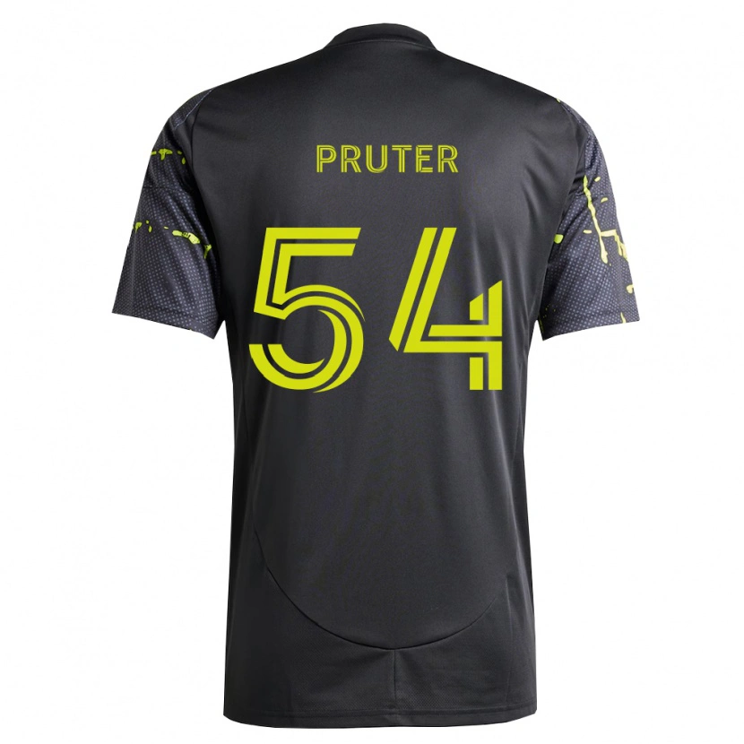 Danxen Mulher Camisola Luke Pruter #54 Amarelo Fluorescente Preto Alternativa 2026/27 Camisa Brasil
