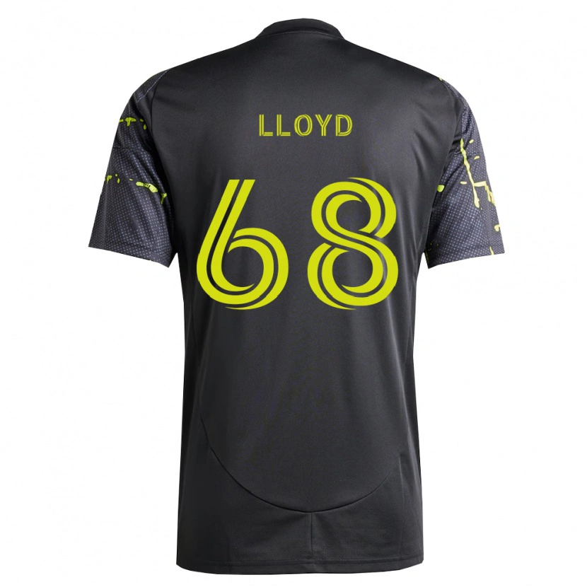 Danxen Mulher Camisola Zach Lloyd #68 Amarelo Fluorescente Preto Alternativa 2026/27 Camisa Brasil