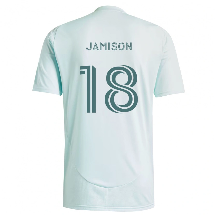 Danxen Mulher Camisola Bryce Jamison #18 Branco Verde Claro Alternativa 2026/27 Camisa Brasil