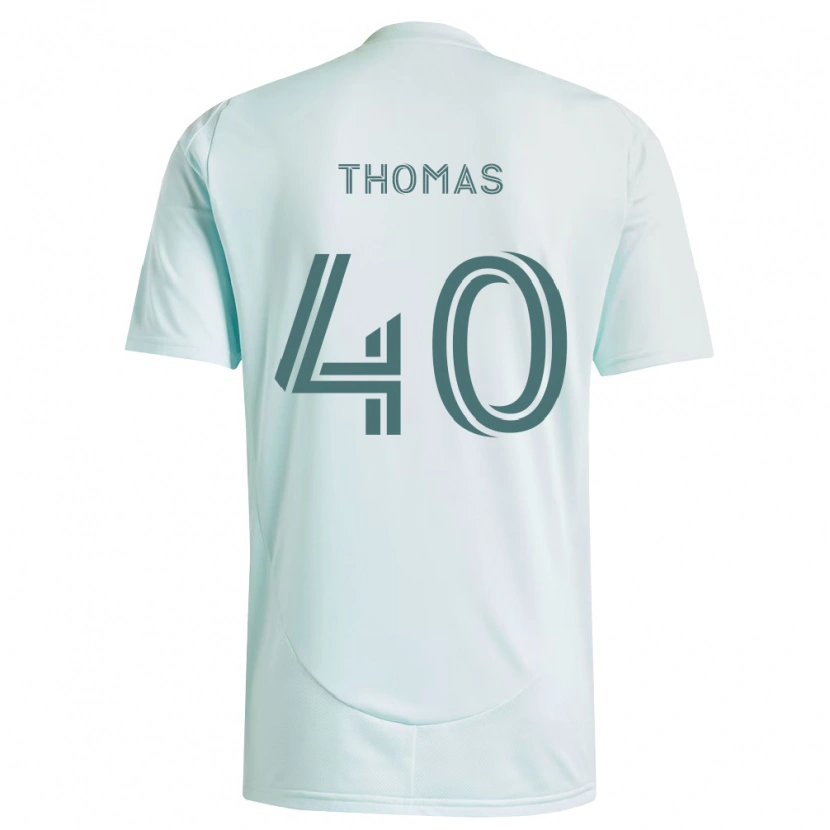 Danxen Mulher Camisola Kai Thomas #40 Branco Verde Claro Alternativa 2026/27 Camisa Brasil