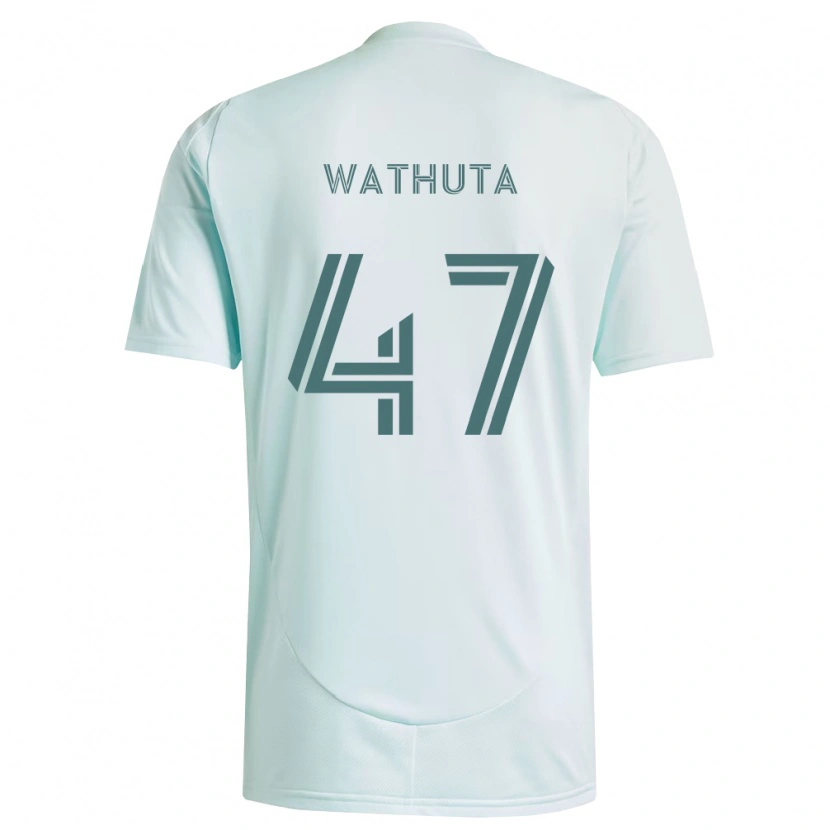 Danxen Mulher Camisola Sydney Wathuta #47 Branco Verde Claro Alternativa 2026/27 Camisa Brasil
