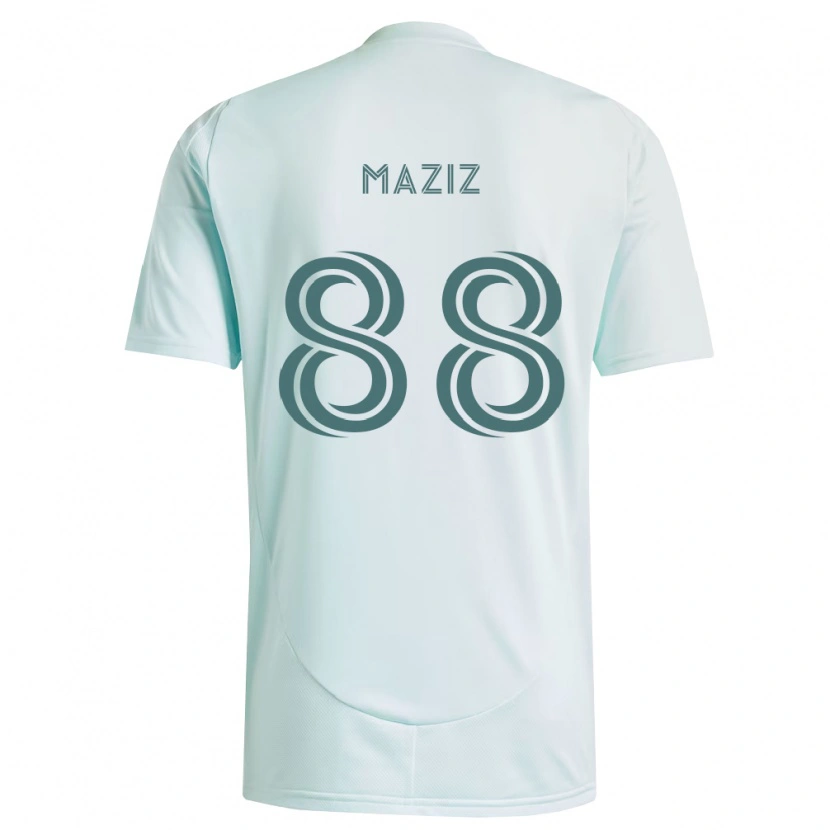 Danxen Mulher Camisola Youssef Maziz #88 Branco Verde Claro Alternativa 2026/27 Camisa Brasil