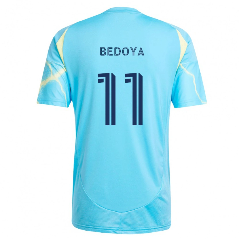 Danxen Mulher Camisola Alejandro Bedoya #11 Azul Claro Preto Amarelo Claro Alternativa 2026/27 Camisa Brasil