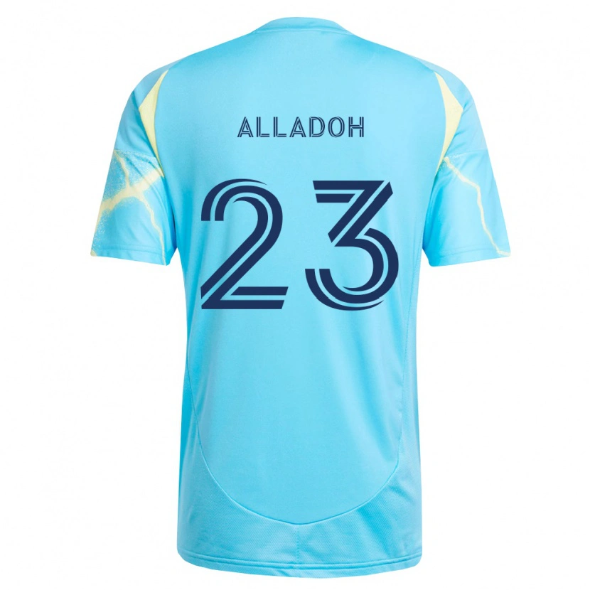 Danxen Mulher Camisola Ezekiel Alladoh #23 Azul Claro Preto Amarelo Claro Alternativa 2026/27 Camisa Brasil