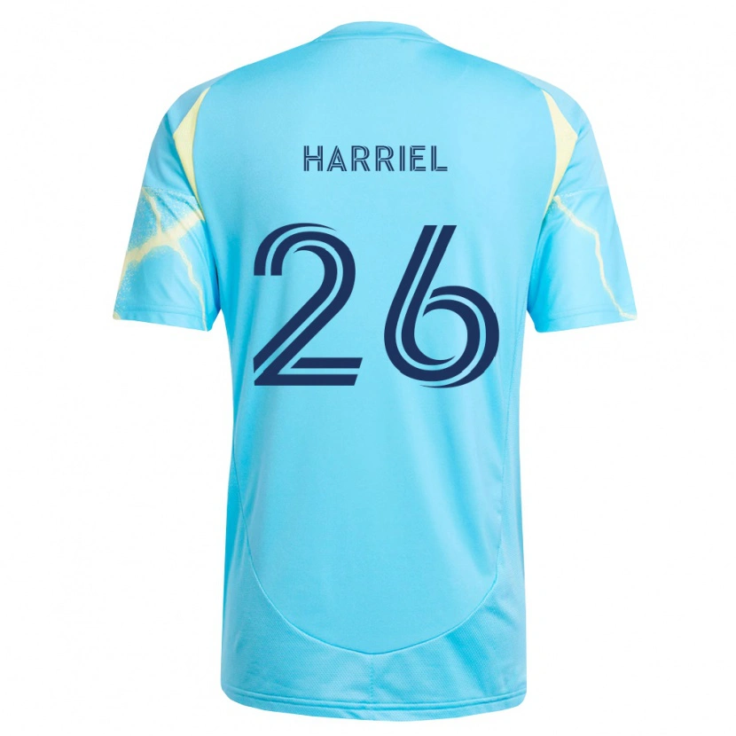 Danxen Mulher Camisola Nathan Harriel #26 Azul Claro Preto Amarelo Claro Alternativa 2026/27 Camisa Brasil