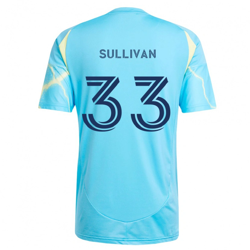 Danxen Mulher Camisola Quinn Sullivan #33 Azul Claro Preto Amarelo Claro Alternativa 2026/27 Camisa Brasil