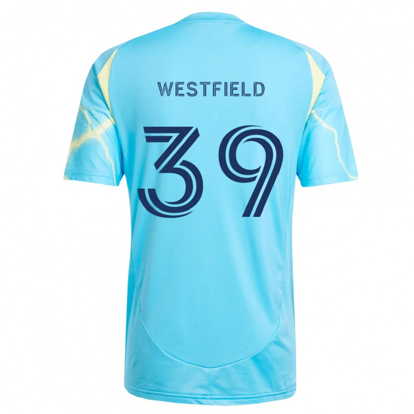Danxen Mulher Camisola Frankie Westfield #39 Azul Claro Preto Amarelo Claro Alternativa 2026/27 Camisa Brasil