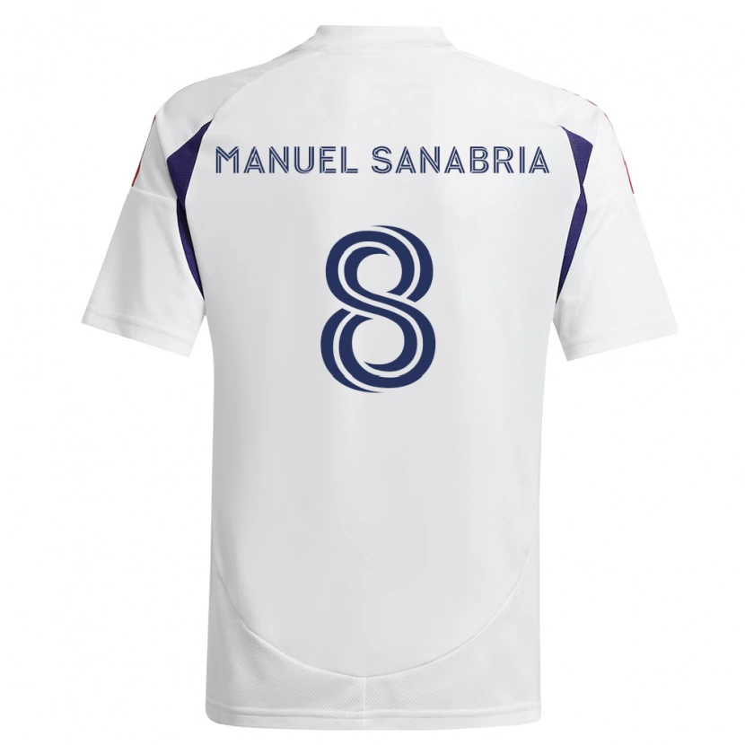 Danxen Mulher Camisola Juan Manuel Sanabria #8 Azul Real Vermelho Marrom Alternativa 2026/27 Camisa Brasil