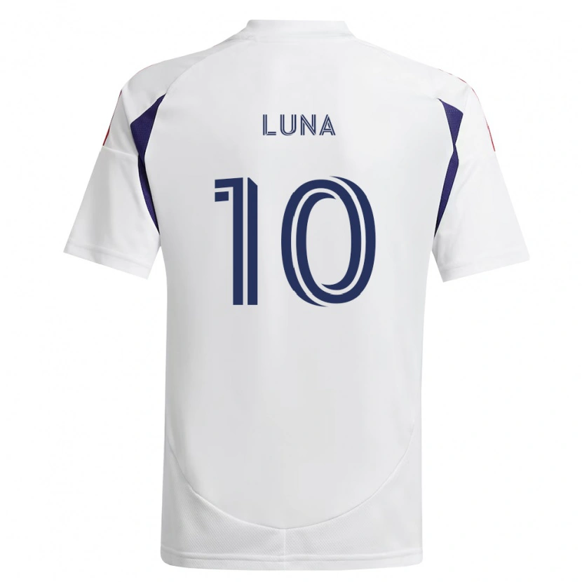 Danxen Mulher Camisola Diego Luna #10 Azul Real Vermelho Marrom Alternativa 2026/27 Camisa Brasil