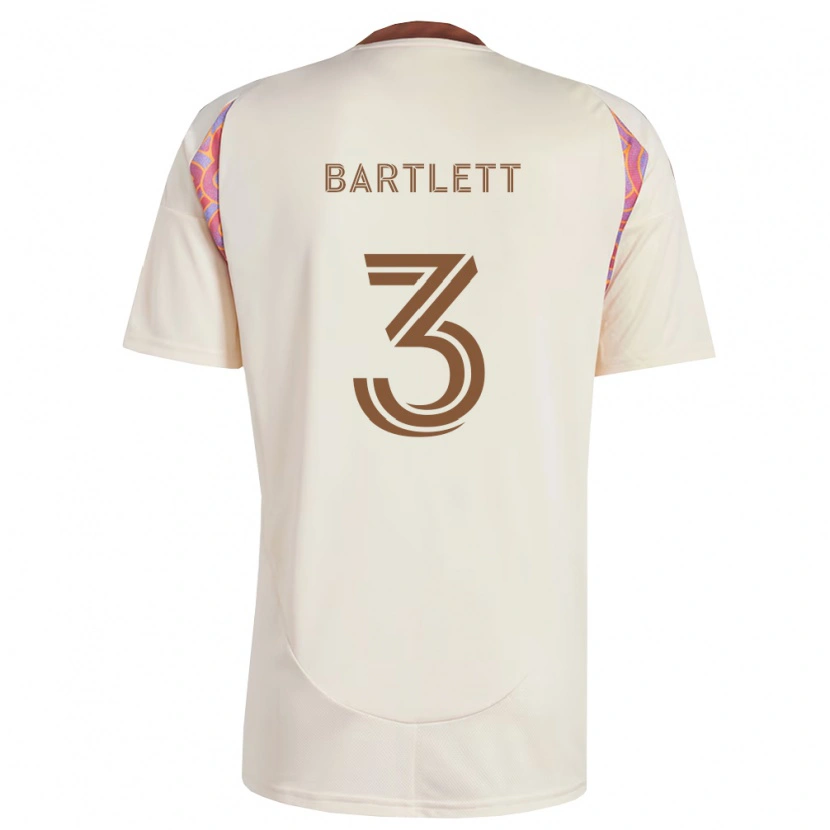 Danxen Mulher Camisola Lucas Bartlett #3 Rosa Off-White Alternativa 2026/27 Camisa Brasil