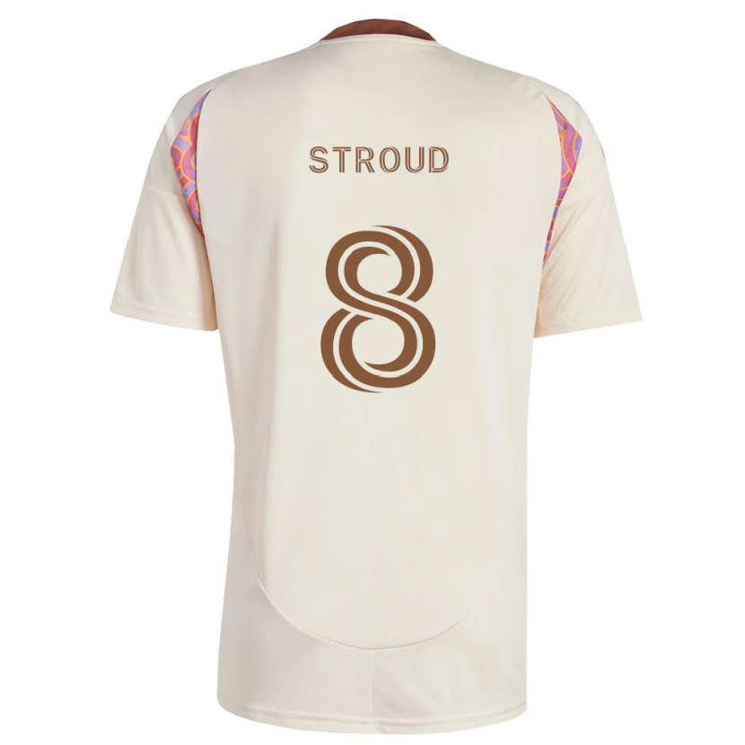 Danxen Mulher Camisola Jared Stroud #8 Rosa Off-White Alternativa 2026/27 Camisa Brasil