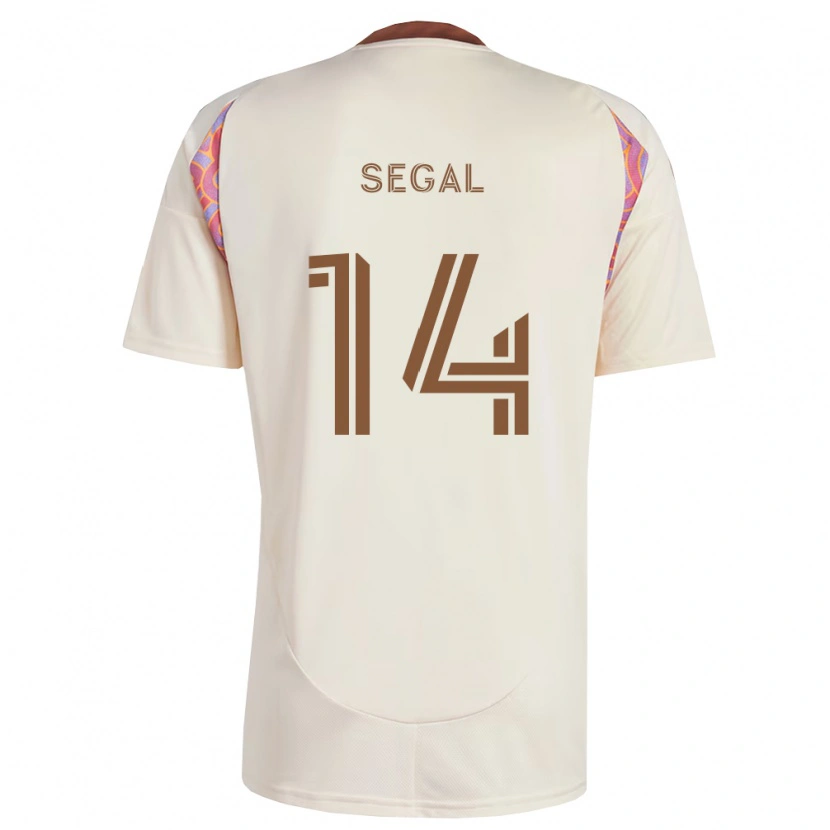 Danxen Mulher Camisola Gabriel Segal #14 Rosa Off-White Alternativa 2026/27 Camisa Brasil