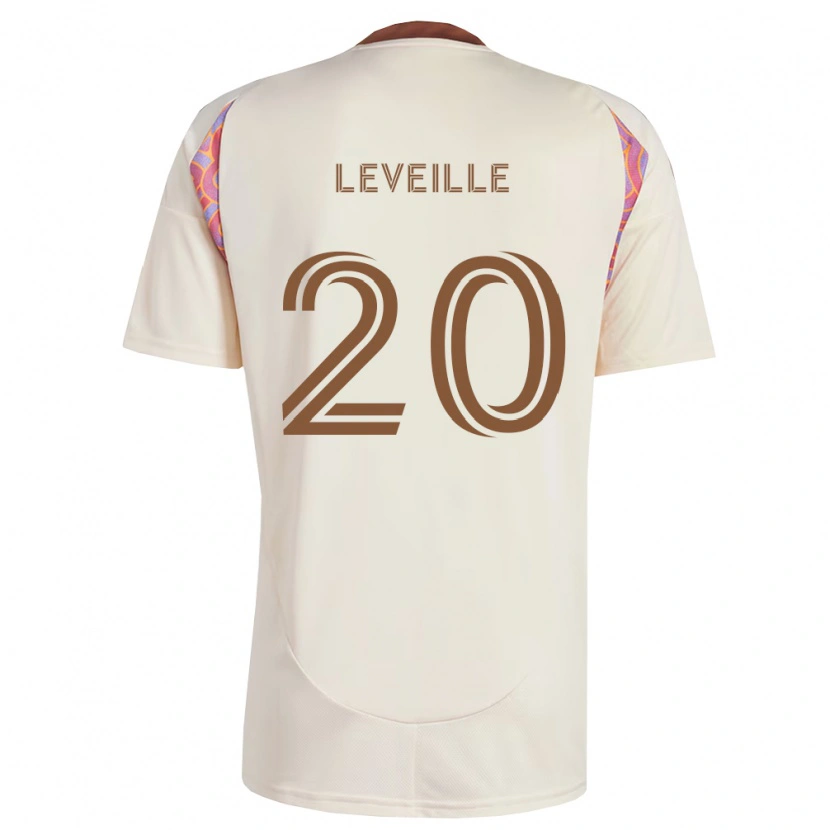 Danxen Mulher Camisola Grant Leveille #20 Rosa Off-White Alternativa 2026/27 Camisa Brasil