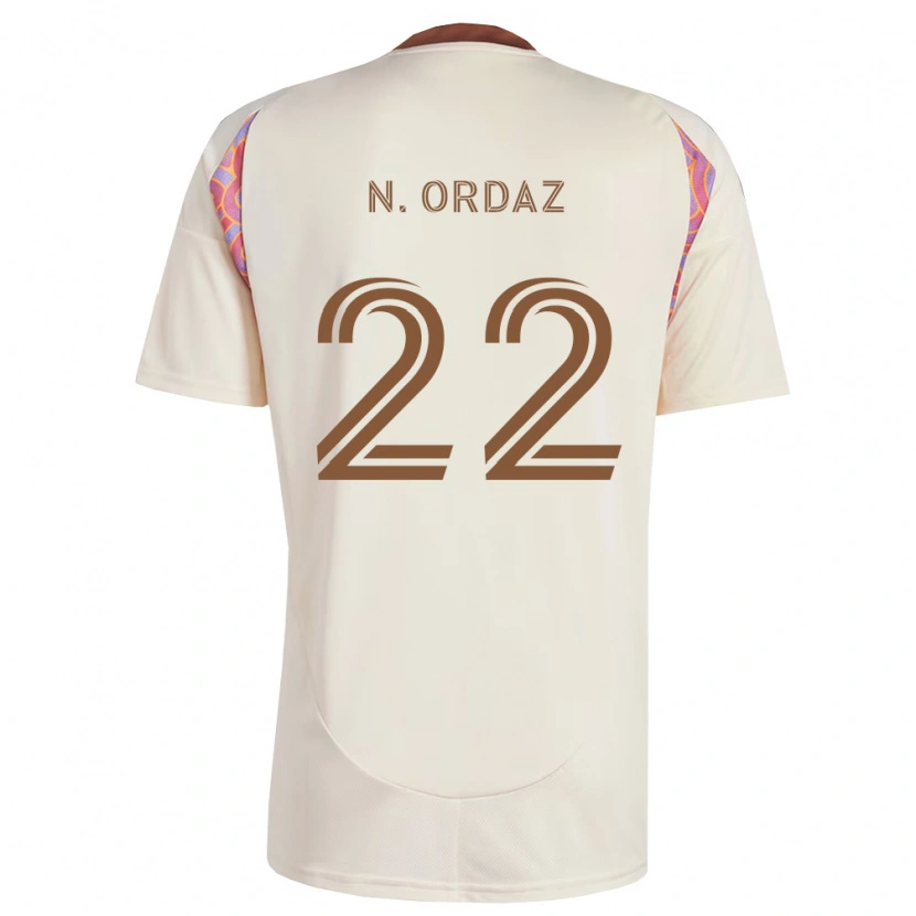 Danxen Mulher Camisola Nathan Ordaz #22 Rosa Off-White Alternativa 2026/27 Camisa Brasil