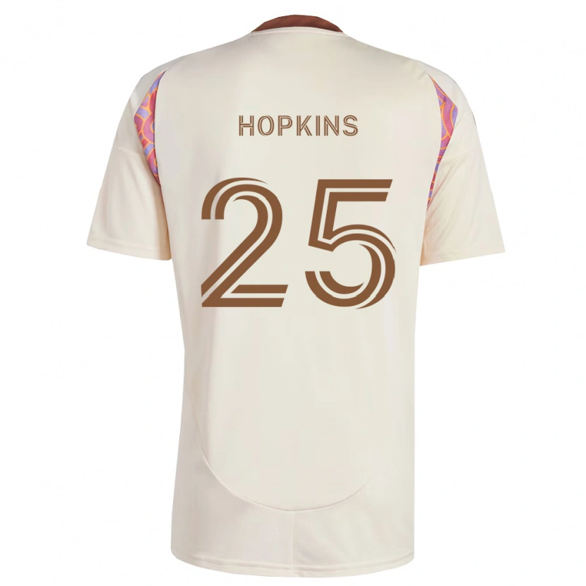 Danxen Mulher Camisola Jackson Hopkins #25 Rosa Off-White Alternativa 2026/27 Camisa Brasil