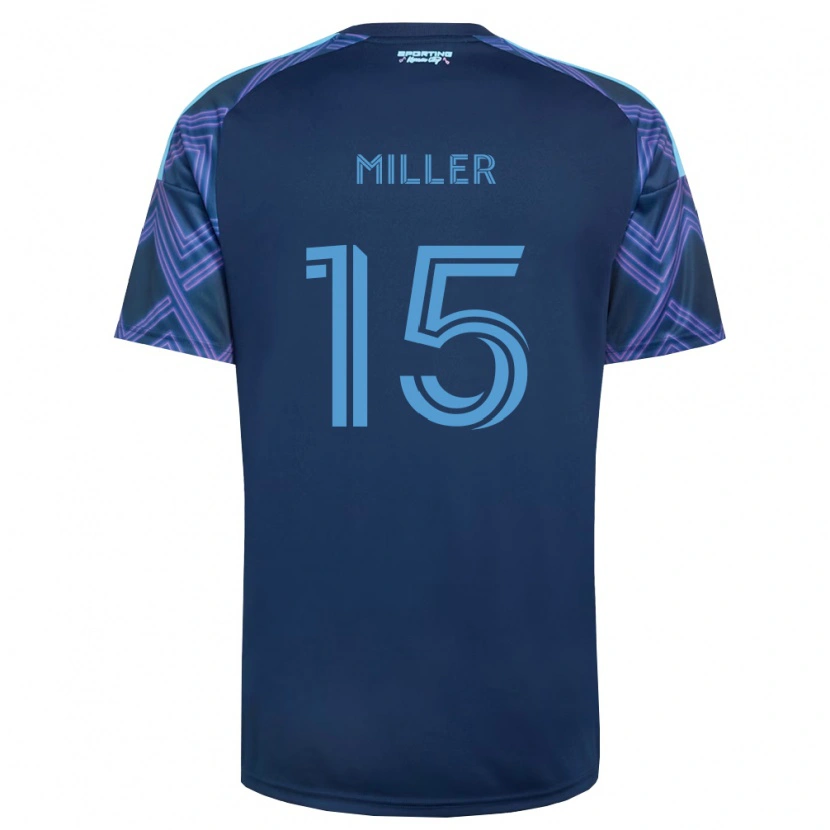 Danxen Mulher Camisola Jansen Miller #15 Azul Real Roxo Alternativa 2026/27 Camisa Brasil