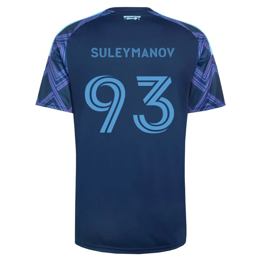 Danxen Mulher Camisola Shapi Suleymanov #93 Azul Real Roxo Alternativa 2026/27 Camisa Brasil