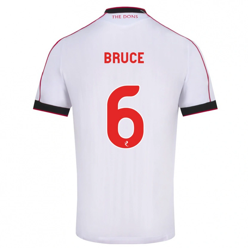 Danxen Mulher Camisola Natasha Bruce #6 Preto Vermelho Branco Alternativa 2026/27 Camisa Brasil