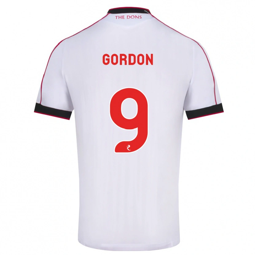 Danxen Mulher Camisola Lauren Gordon #9 Preto Vermelho Branco Alternativa 2026/27 Camisa Brasil
