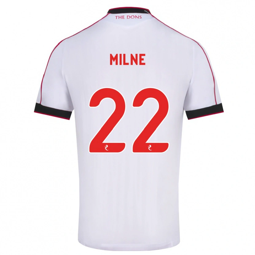 Danxen Mulher Camisola Jack Milne #22 Preto Vermelho Branco Alternativa 2026/27 Camisa Brasil