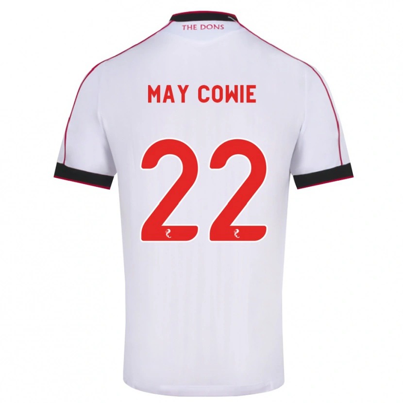 Danxen Mulher Camisola Ellie May Cowie #22 Preto Vermelho Branco Alternativa 2026/27 Camisa Brasil