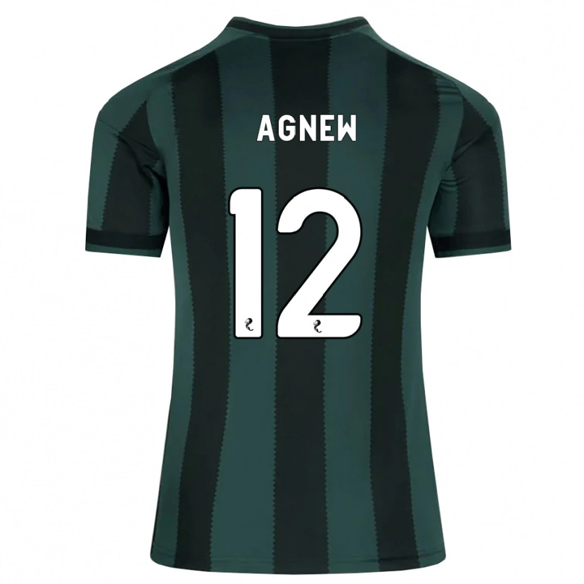 Danxen Mulher Camisola Murphy Agnew #12 Cinza Ardósia Escuro Preto Alternativa 2026/27 Camisa Brasil