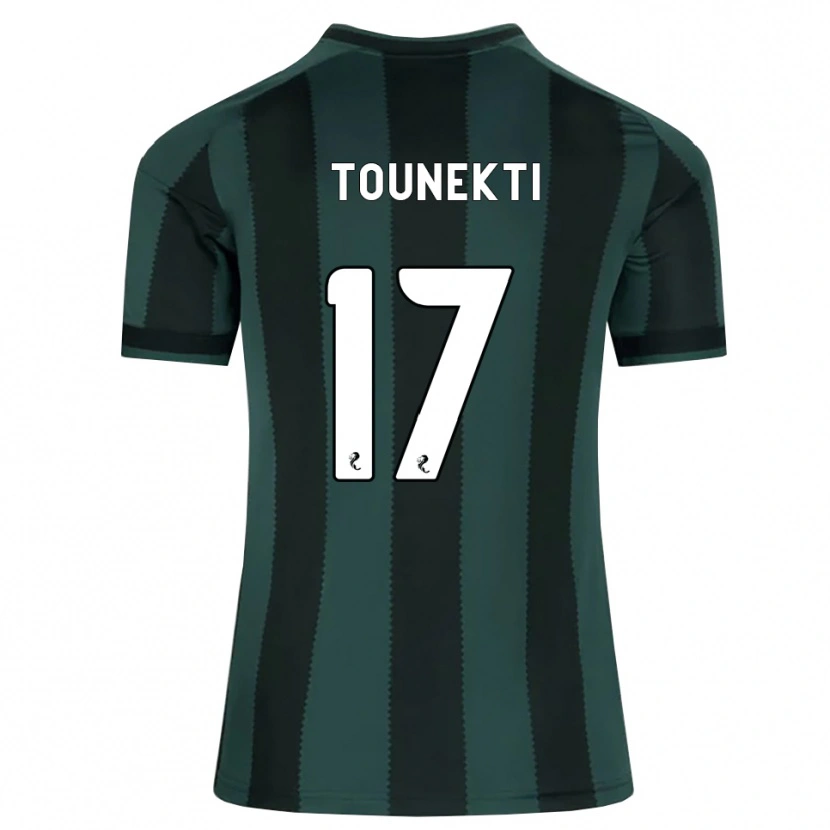 Danxen Mulher Camisola Sebastian Tounekti #17 Cinza Ardósia Escuro Preto Alternativa 2026/27 Camisa Brasil