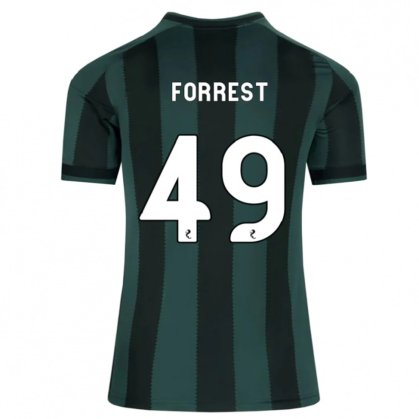 Danxen Mulher Camisola James Forrest #49 Cinza Ardósia Escuro Preto Alternativa 2026/27 Camisa Brasil