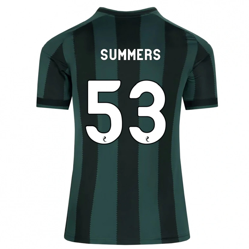 Danxen Mulher Camisola Ben Summers #53 Cinza Ardósia Escuro Preto Alternativa 2026/27 Camisa Brasil