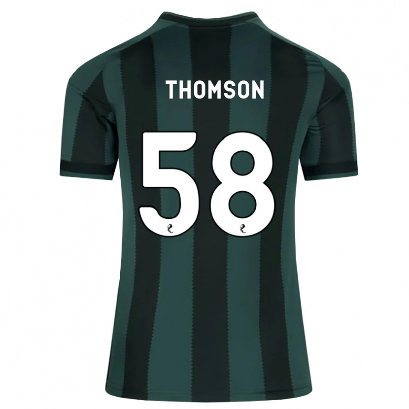 Danxen Mulher Camisola Corey Thomson #58 Cinza Ardósia Escuro Preto Alternativa 2026/27 Camisa Brasil