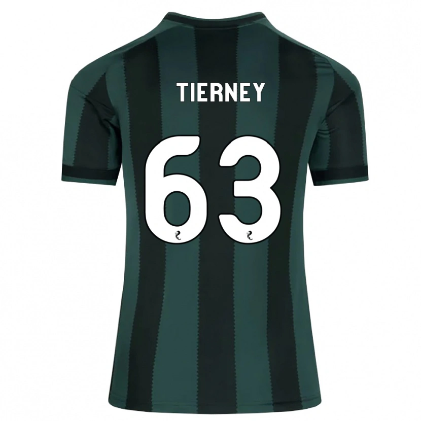 Danxen Mulher Camisola Kieran Tierney #63 Cinza Ardósia Escuro Preto Alternativa 2026/27 Camisa Brasil