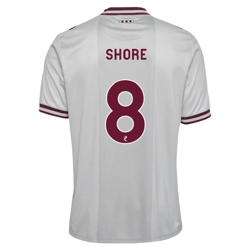 Danxen Mulher Camisola Eilidh Shore #8 Branco Borgonha Alternativa 2026/27 Camisa Brasil