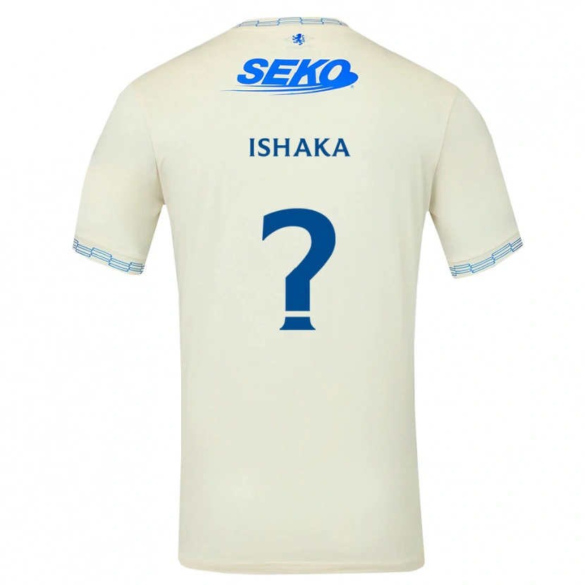 Danxen Mulher Camisola Thompson Ishaka #0 Azul Céu Profundo Branco Alternativa 2026/27 Camisa Brasil