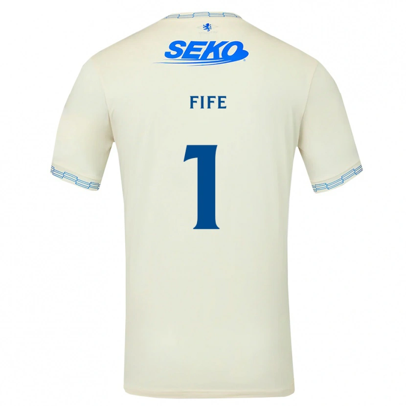 Danxen Mulher Camisola Jenna Fife #1 Azul Céu Profundo Branco Alternativa 2026/27 Camisa Brasil