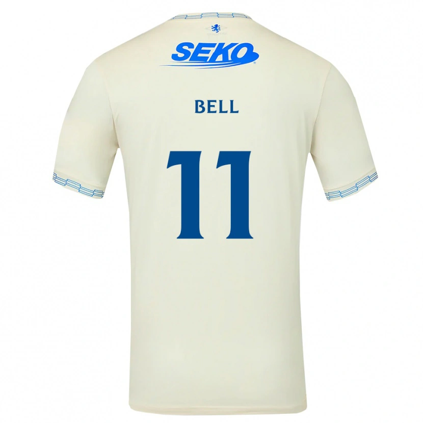 Danxen Mulher Camisola Megan Bell #11 Azul Céu Profundo Branco Alternativa 2026/27 Camisa Brasil