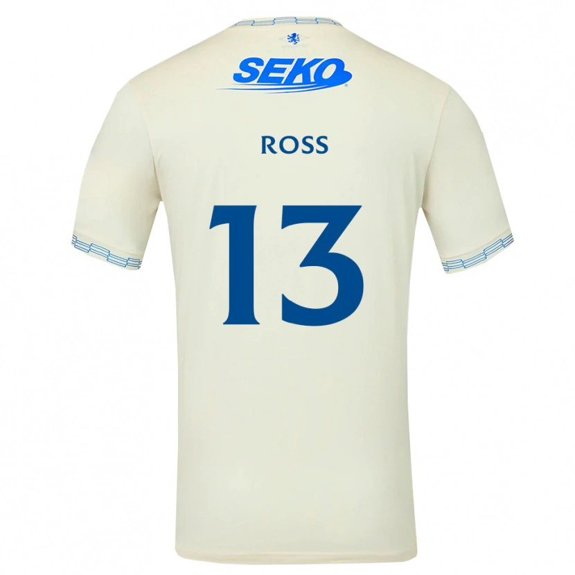 Danxen Mulher Camisola Jane Ross #13 Azul Céu Profundo Branco Alternativa 2026/27 Camisa Brasil
