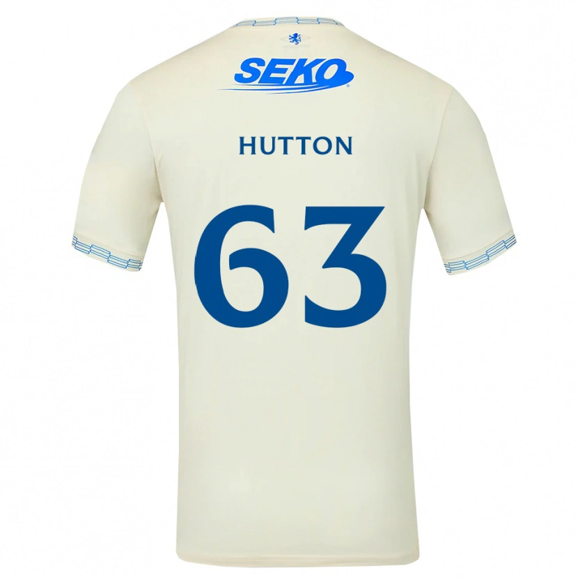 Danxen Mulher Camisola Zander Hutton #63 Azul Céu Profundo Branco Alternativa 2026/27 Camisa Brasil