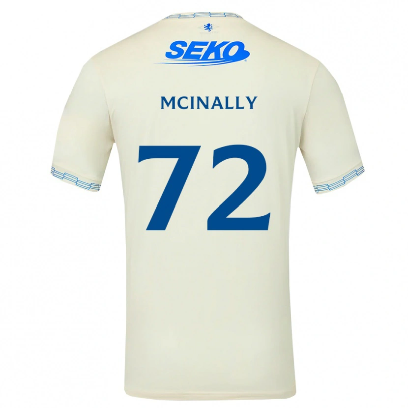 Danxen Mulher Camisola Darren Mcinally #72 Azul Céu Profundo Branco Alternativa 2026/27 Camisa Brasil
