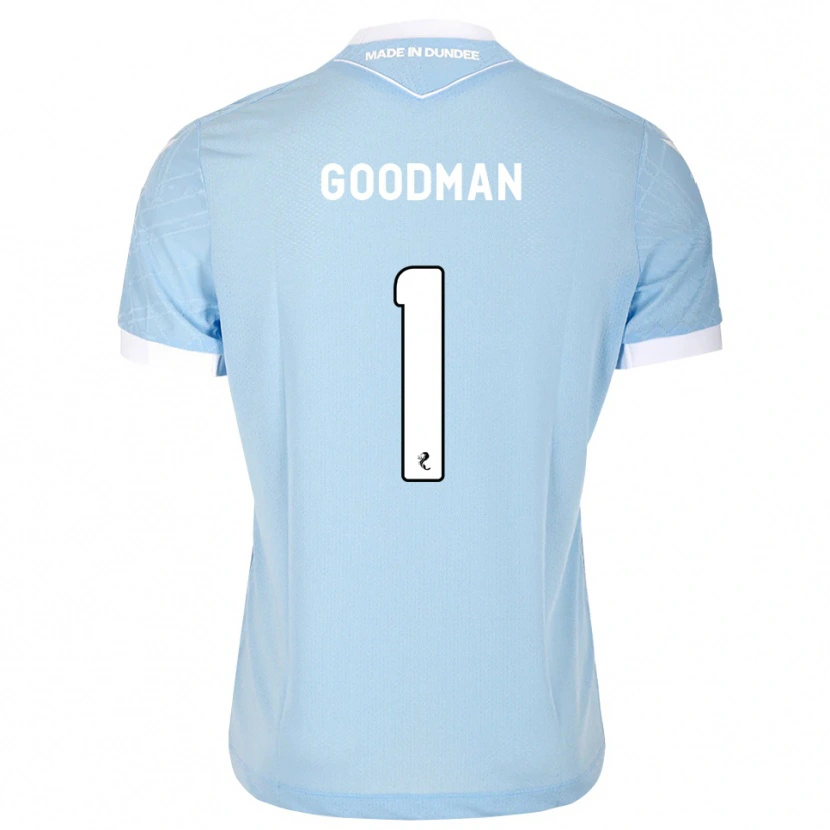 Danxen Mulher Camisola Owen Goodman #1 Azul Céu Claro Branco Alternativa 2026/27 Camisa Brasil
