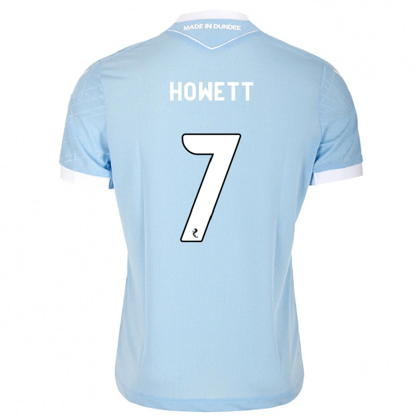 Danxen Mulher Camisola Leo Howett #7 Azul Céu Claro Branco Alternativa 2026/27 Camisa Brasil