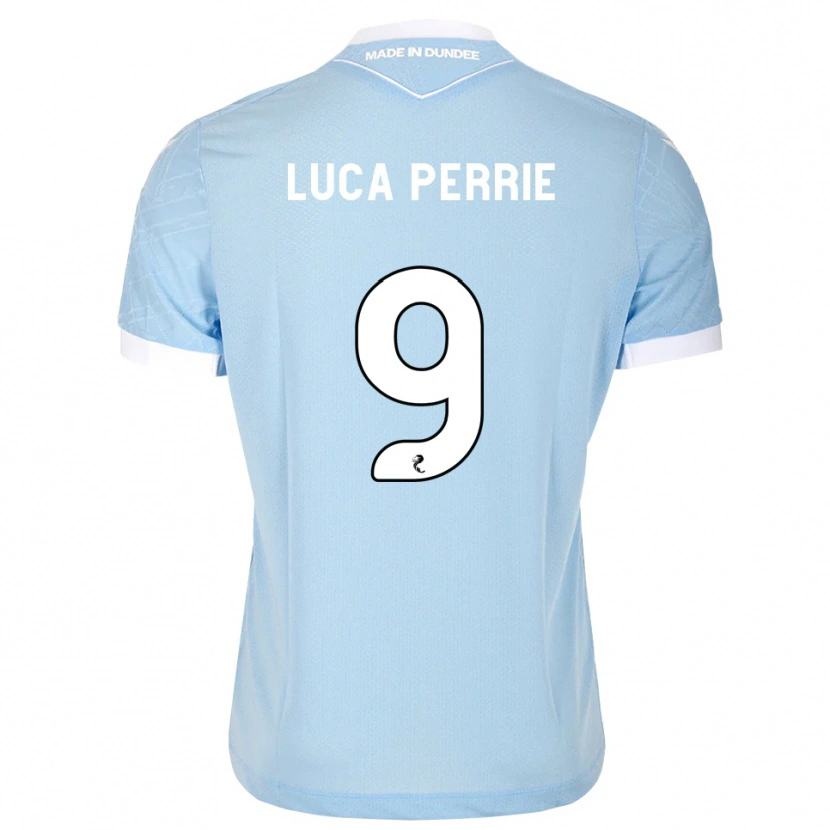 Danxen Mulher Camisola Luca Perrie #9 Azul Céu Claro Branco Alternativa 2026/27 Camisa Brasil