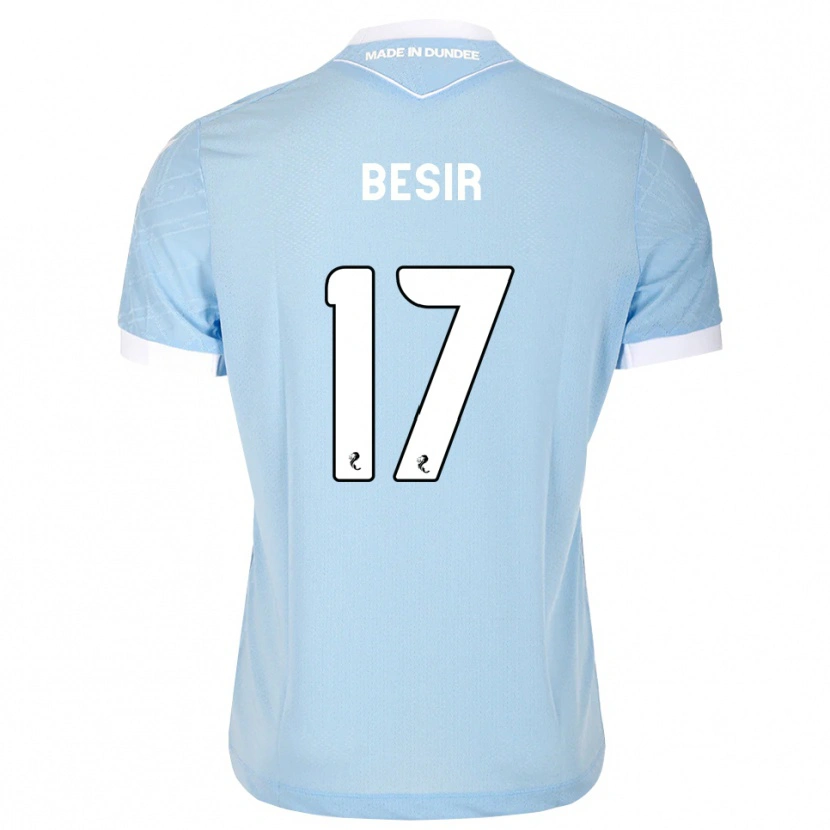 Danxen Mulher Camisola Zan Besir #17 Azul Céu Claro Branco Alternativa 2026/27 Camisa Brasil