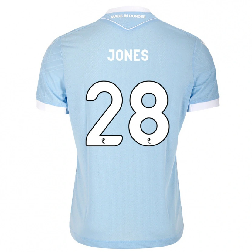 Danxen Mulher Camisola Callum Jones #28 Azul Céu Claro Branco Alternativa 2026/27 Camisa Brasil