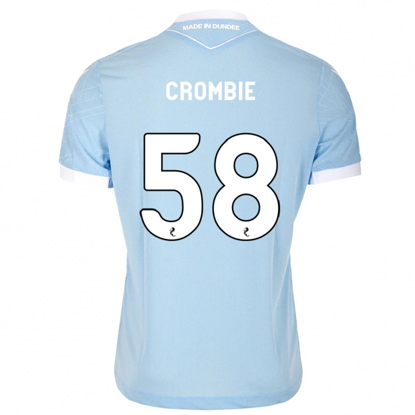 Danxen Mulher Camisola Ethan Crombie #58 Azul Céu Claro Branco Alternativa 2026/27 Camisa Brasil