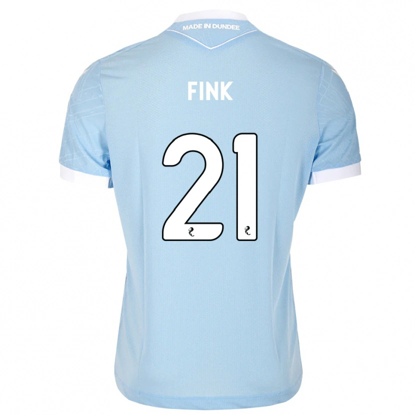 Danxen Mulher Camisola Bradley Fink #21 Azul Céu Claro Branco Alternativa 2026/27 Camisa Brasil