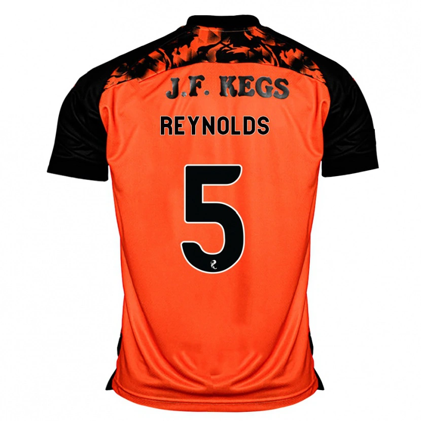Danxen Criança Camisola Nairn Reynolds #5 Laranja Preto Branco Principal 2026/27 Camisa Brasil