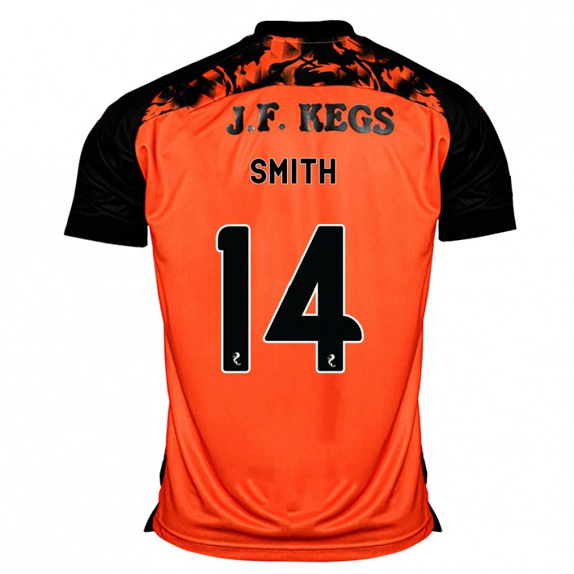 Danxen Criança Camisola Ellis Smith #14 Laranja Preto Branco Principal 2026/27 Camisa Brasil
