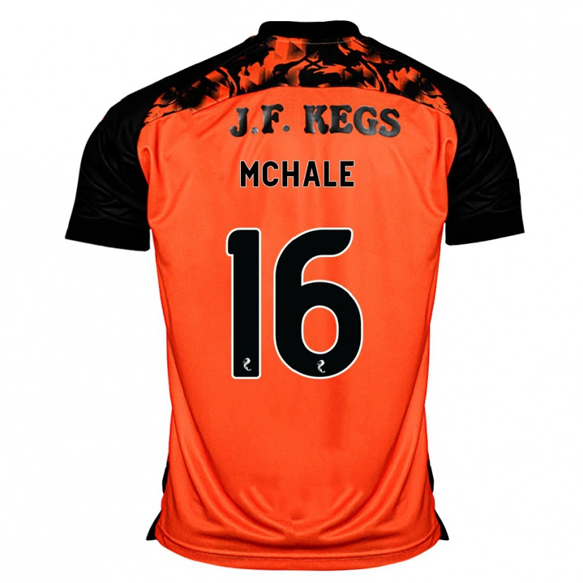 Danxen Criança Camisola Max Mchale #16 Laranja Preto Branco Principal 2026/27 Camisa Brasil