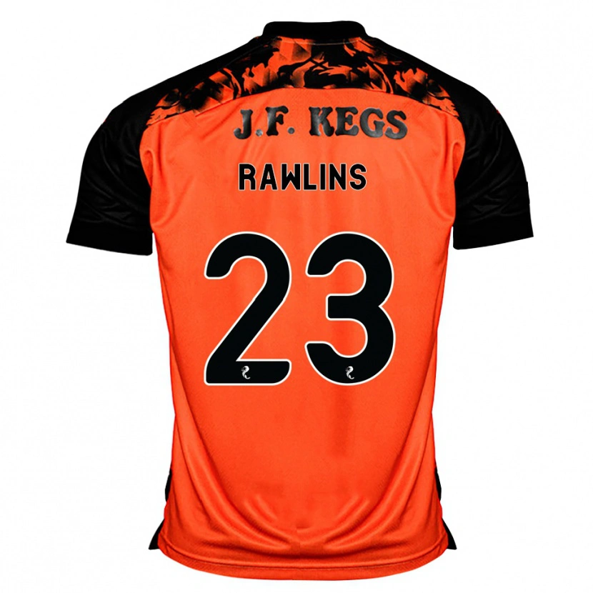 Danxen Criança Camisola Joshua Rawlins #23 Laranja Preto Branco Principal 2026/27 Camisa Brasil
