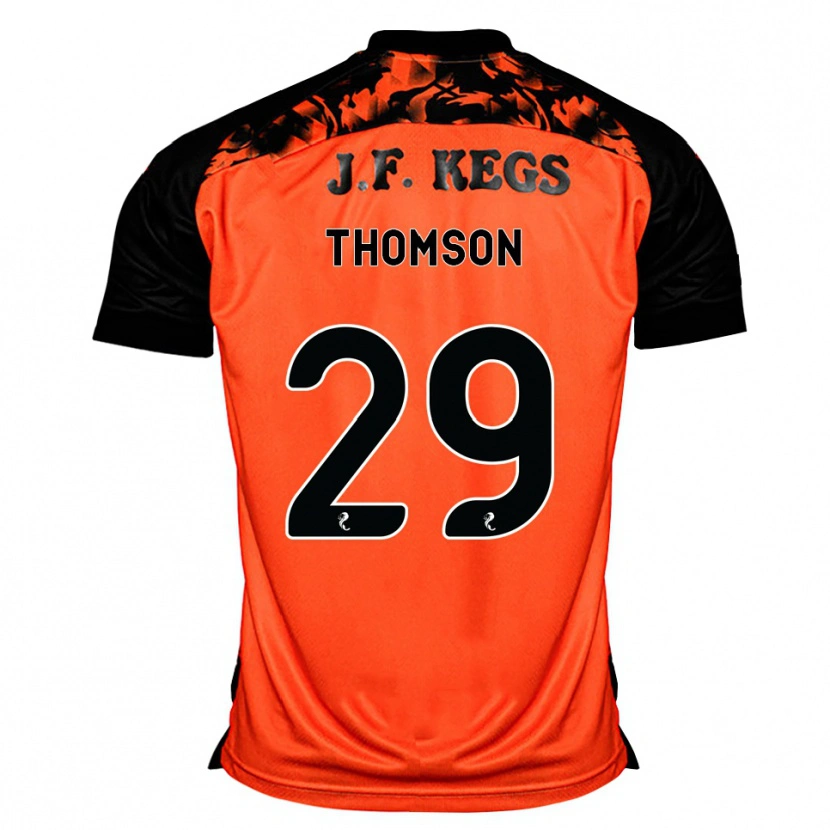 Danxen Criança Camisola Miller Thomson #29 Laranja Preto Branco Principal 2026/27 Camisa Brasil